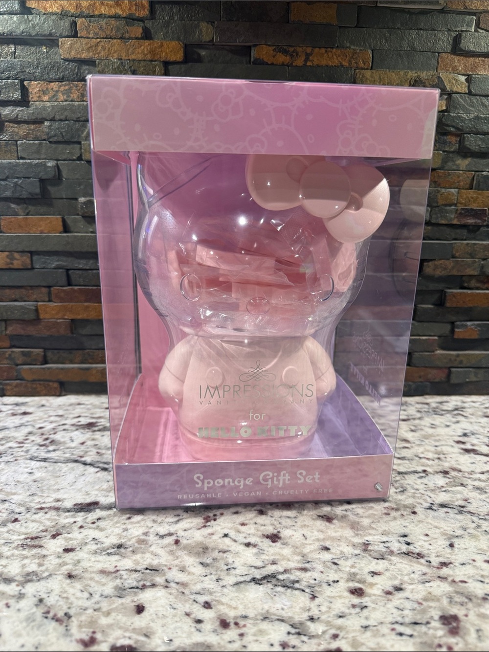 Impressions Hello Kitty Sponge Gift Set - Pink